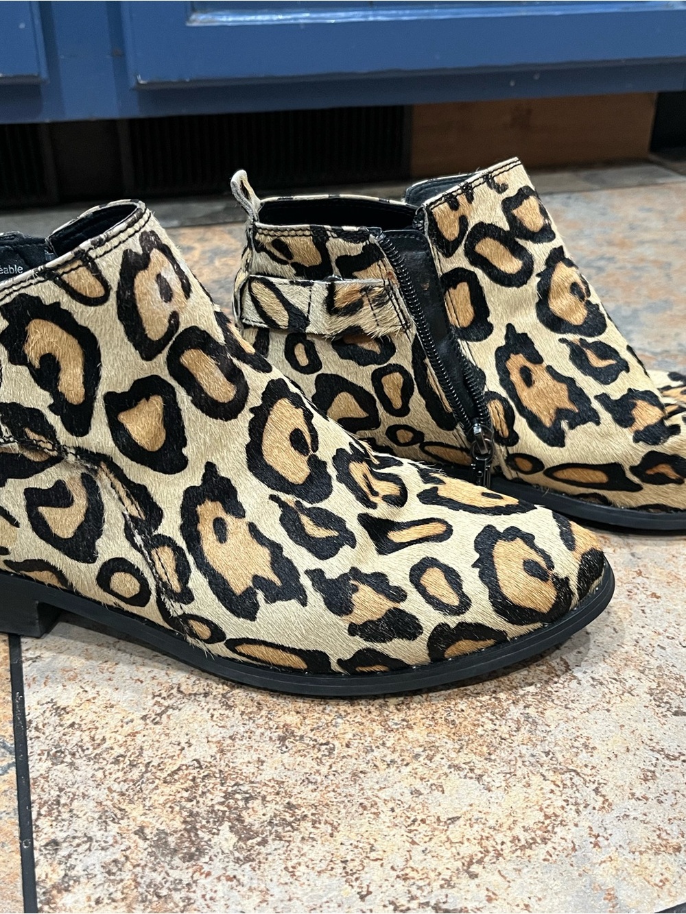 Blondo Leopard Print Women's Ankle Booties (waterproof!)